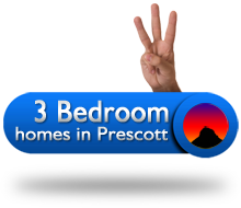 Prescott AZ area 3 bedroom homes for sale